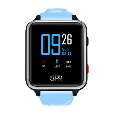 WATCHU Guardian GPS Tracker Smartwatch for Kids (Blue)